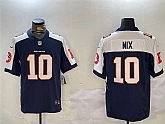 Men's Denver Broncos #10 Bo Nix Navy 2024 F.U.S.E. V2 Throwback Vapor Limited Alternate Stitched Football Jersey,baseball caps,new era cap wholesale,wholesale hats